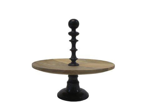 Etagere Dubai - Wood - Metal Black Antique
