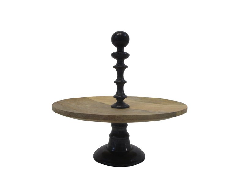 Etagere Dubai - Træ - Metal Sort Antik