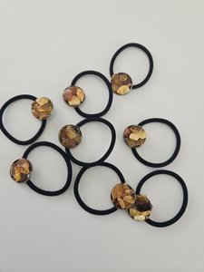 Stirnband mit Edelsteinen aus baltischem Bernstein, Gummibärchen