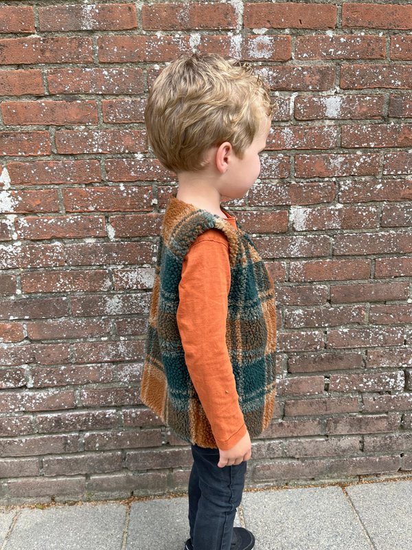 Vest | Teddy tern mørkegrøn
