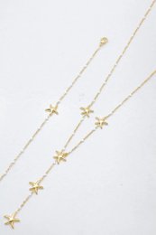 Stainless steel jewelry set