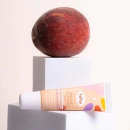Balsamo labbra da giorno all'aroma di pesca bianca 100% naturale e vegano: sfuso