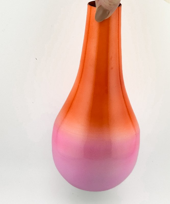 Wazon ombre pomarańczowo-różowy