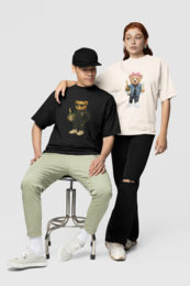 Oversized T-shirt Prosecco Night Bear