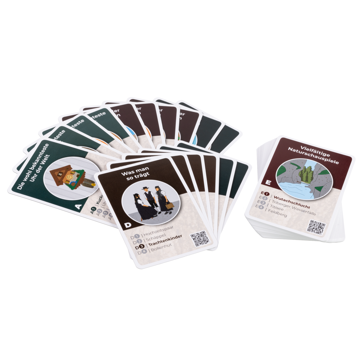 The Great Black Forest Quartet | Card game for children & adults | Gift for Black Forest lovers