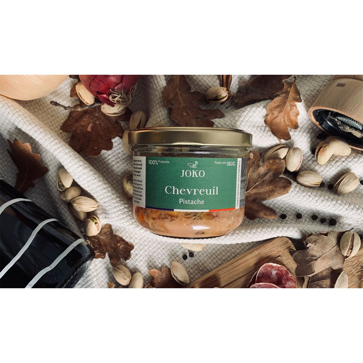 Wildterrine mit Pistazien