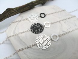 Armbånd - Minimalisme - Blomst 1 - sæt af 3 - guld/sort