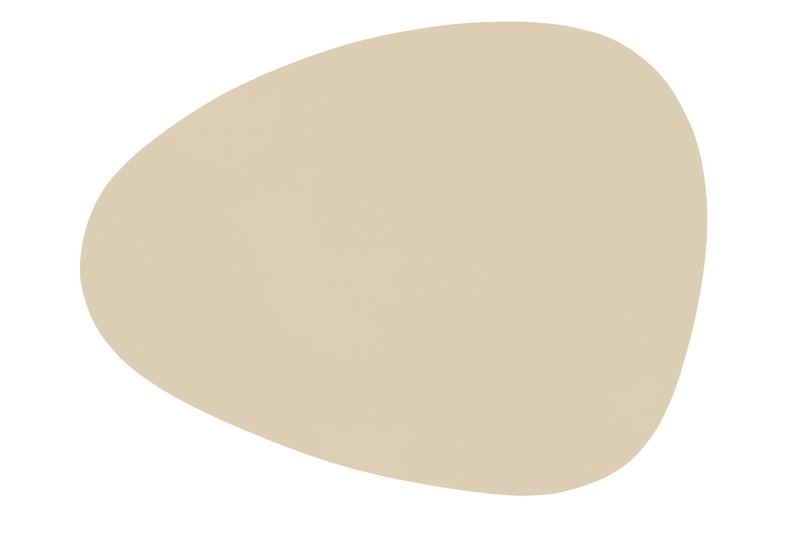 Dækkeserviet TOGO - Vegansk læder - Sten - 42x32 cm