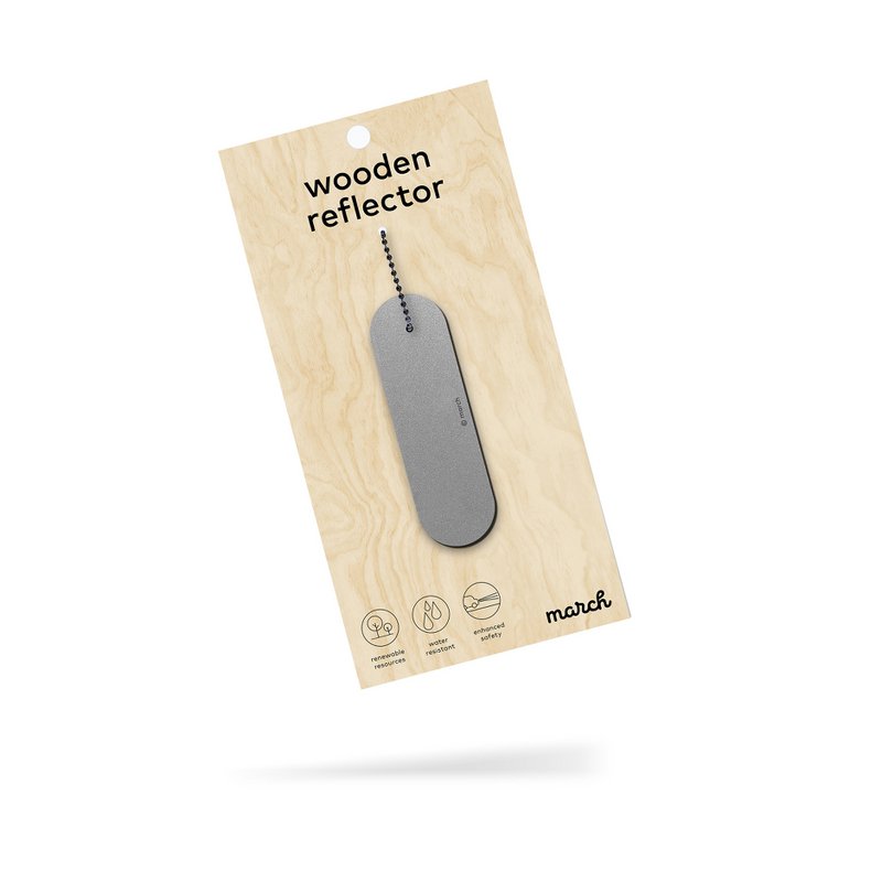 réflecteur en bois ARGENT