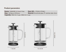 Timemore French Press Doppelfiltermasche 600ml