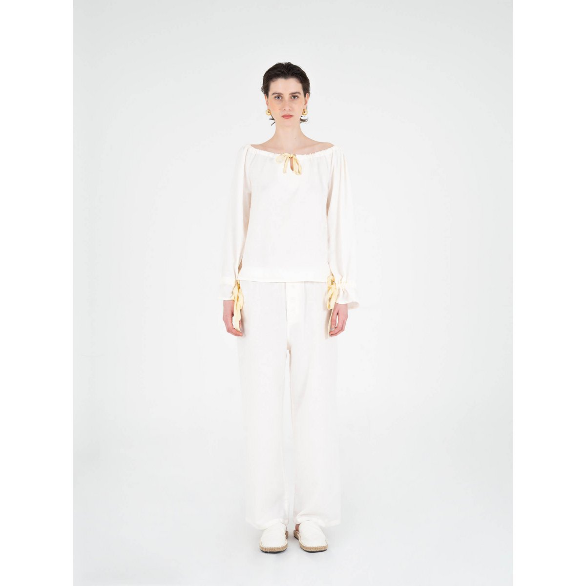 Arctic Cream Pyjamasskjorte