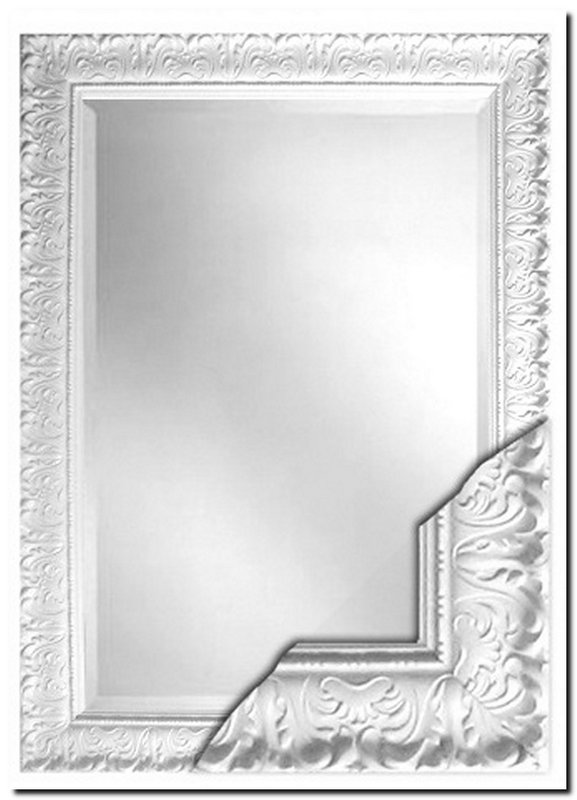 Mirror Sergio High gloss white