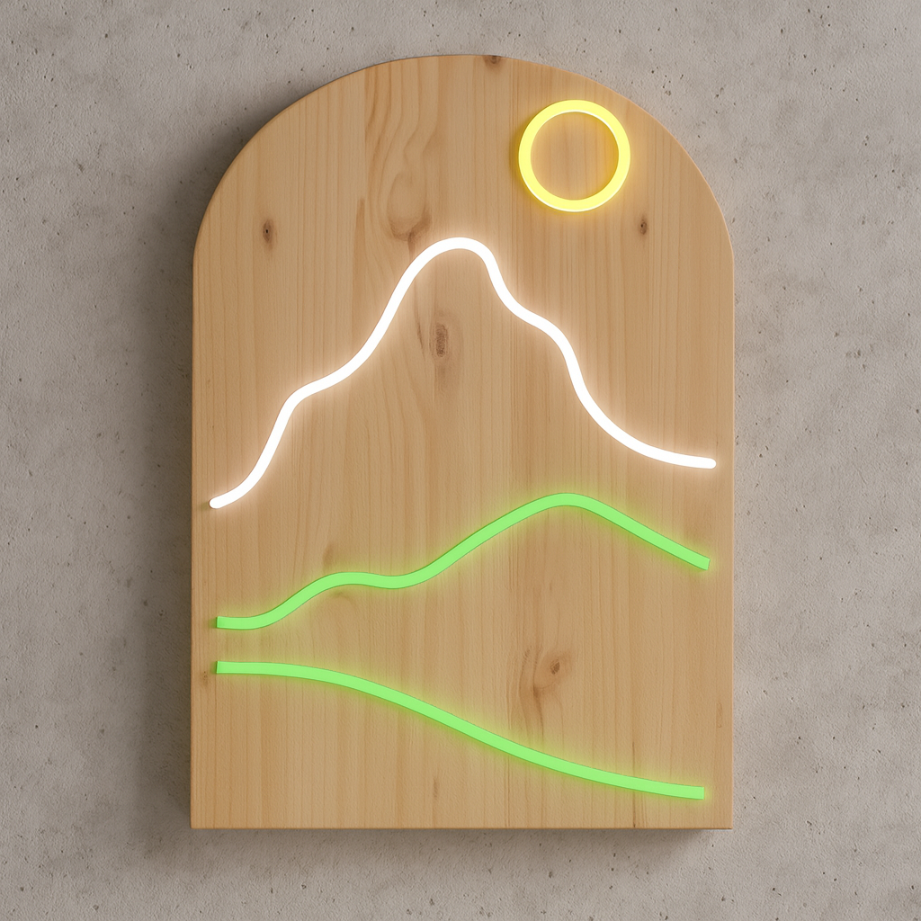 NEON LED MOUNTAINS