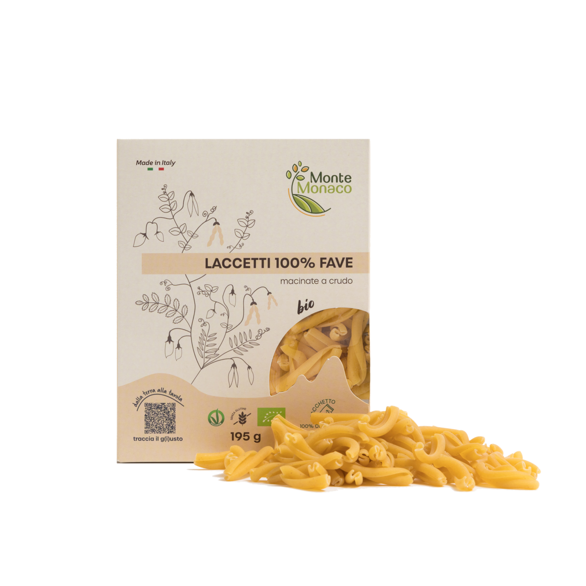 Laccetti Harina de Frijol 100% Orgánica