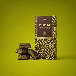 ZYN Dubai Chocolate — Pistachio & Kunafa · Dark Chocolate 200G