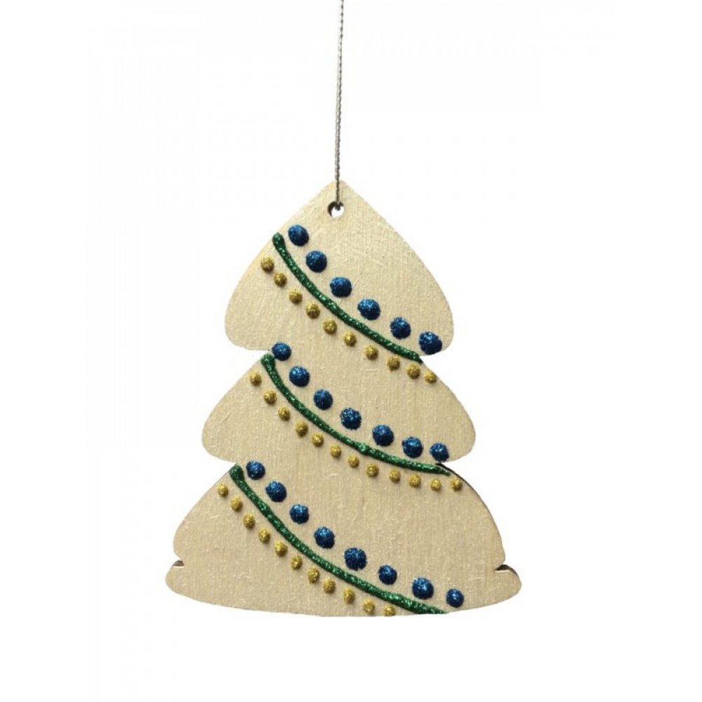 Ein silberfarbener Weihnachtsbaum