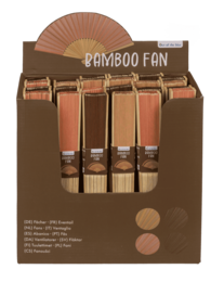 Fan, Natural, 21 cm, bamboo,