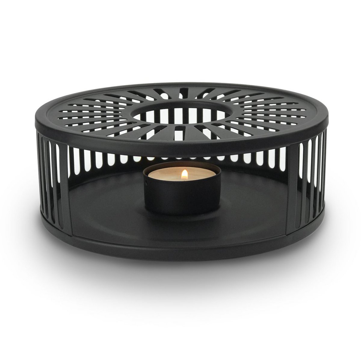 Creano Warmer Strepen RVS Zwart