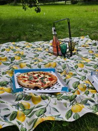 Tablecloth Square/Rectangular, linen-cotton mix, printed | Lemon Linen