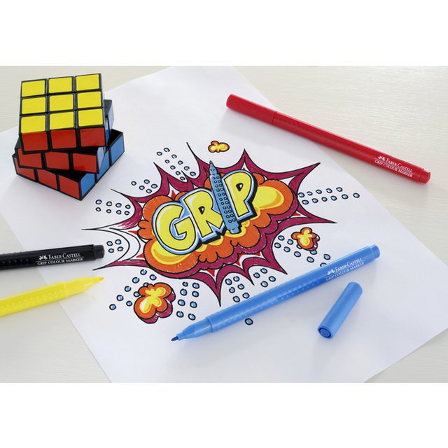 Viltstift FC Grip Color etui a 20st.