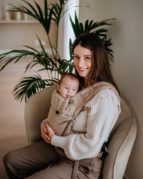 Baby carrier Baby Click & Go + - Palm Taupe