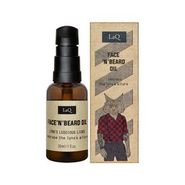  Face 'n' Beard Oil, a 30ml beard oil from Lynx, designed to nourish and condition facial hair and skin.
