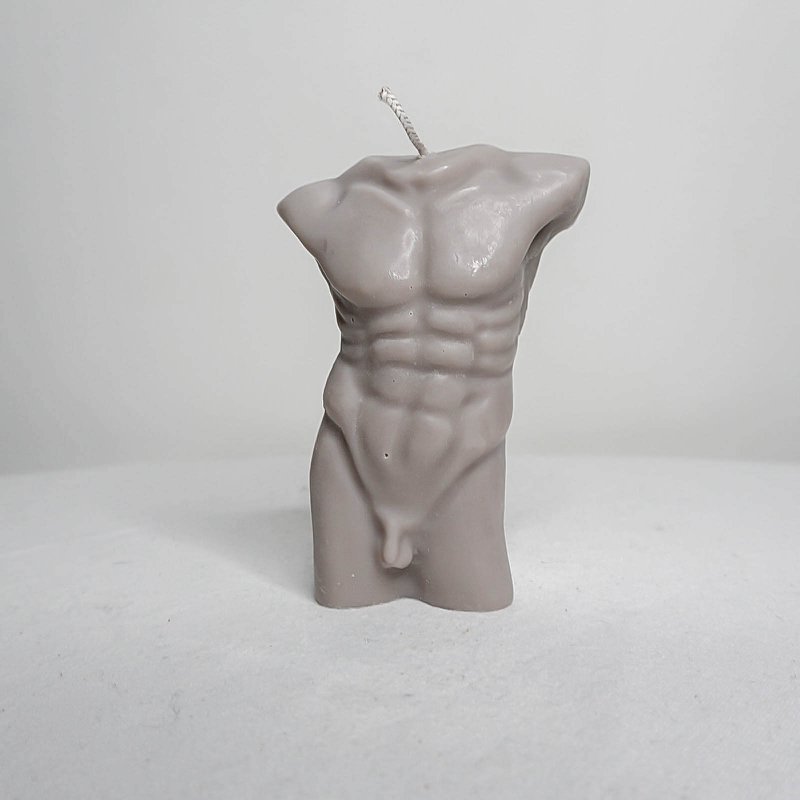 Amari men torso candle