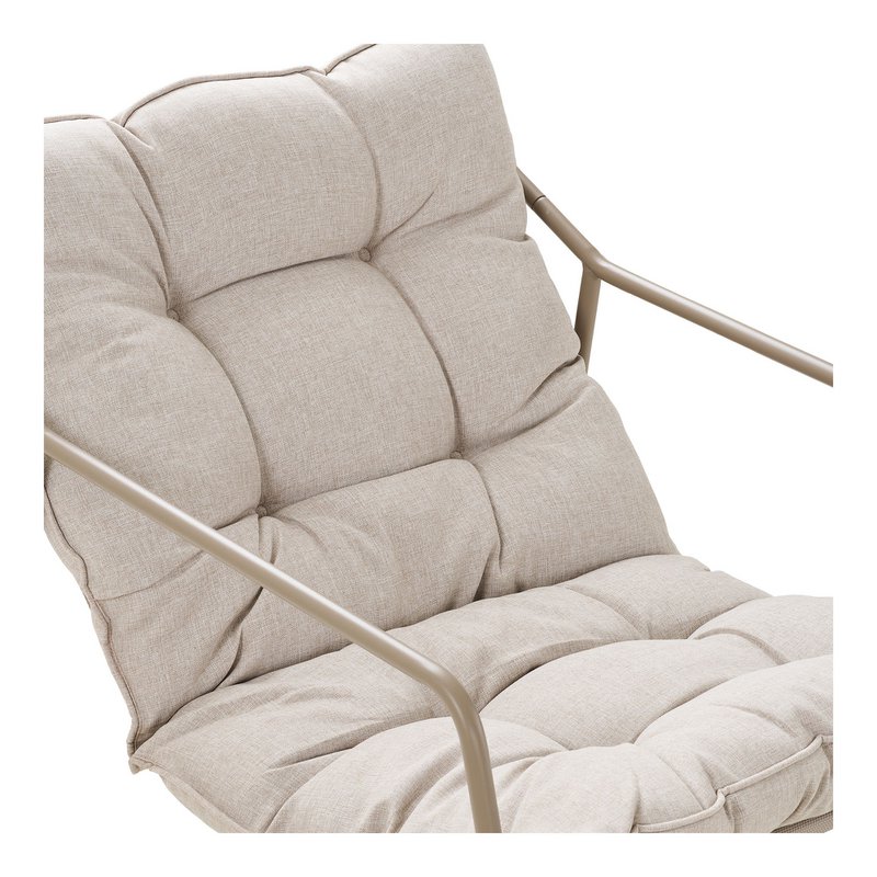 Nilo Lounge set, steel, sand, incl. cushions