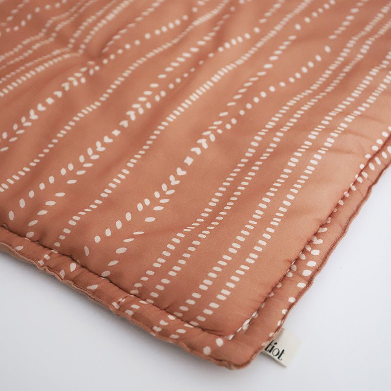 NEPO TERRACOTTA bohemian print baby rest mat