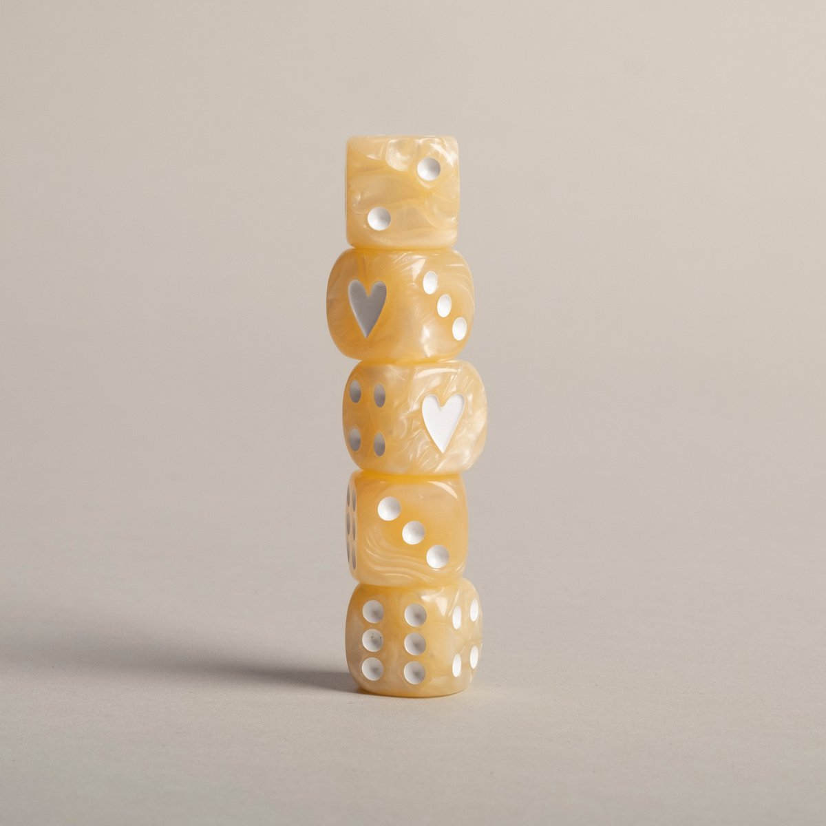 Dobbelstenenset goud (VE = 8 sets)