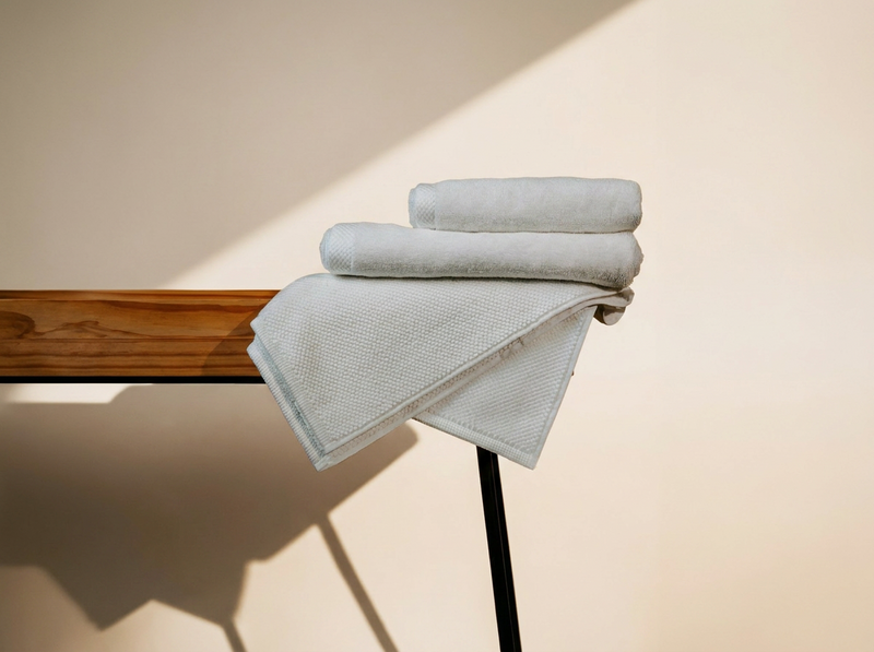 Pamukia GOTS Juego de baño para uno – Toalla, toalla de baño y alfombrilla de baño | 100 % Algodón Orgánico | 650 G/M