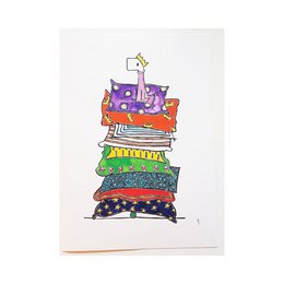 Art print - 20x30cm - Princess on the pea