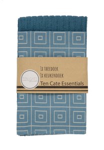 Ten Cate Essentials - 2PACK Kitchen Towel Set - Blue