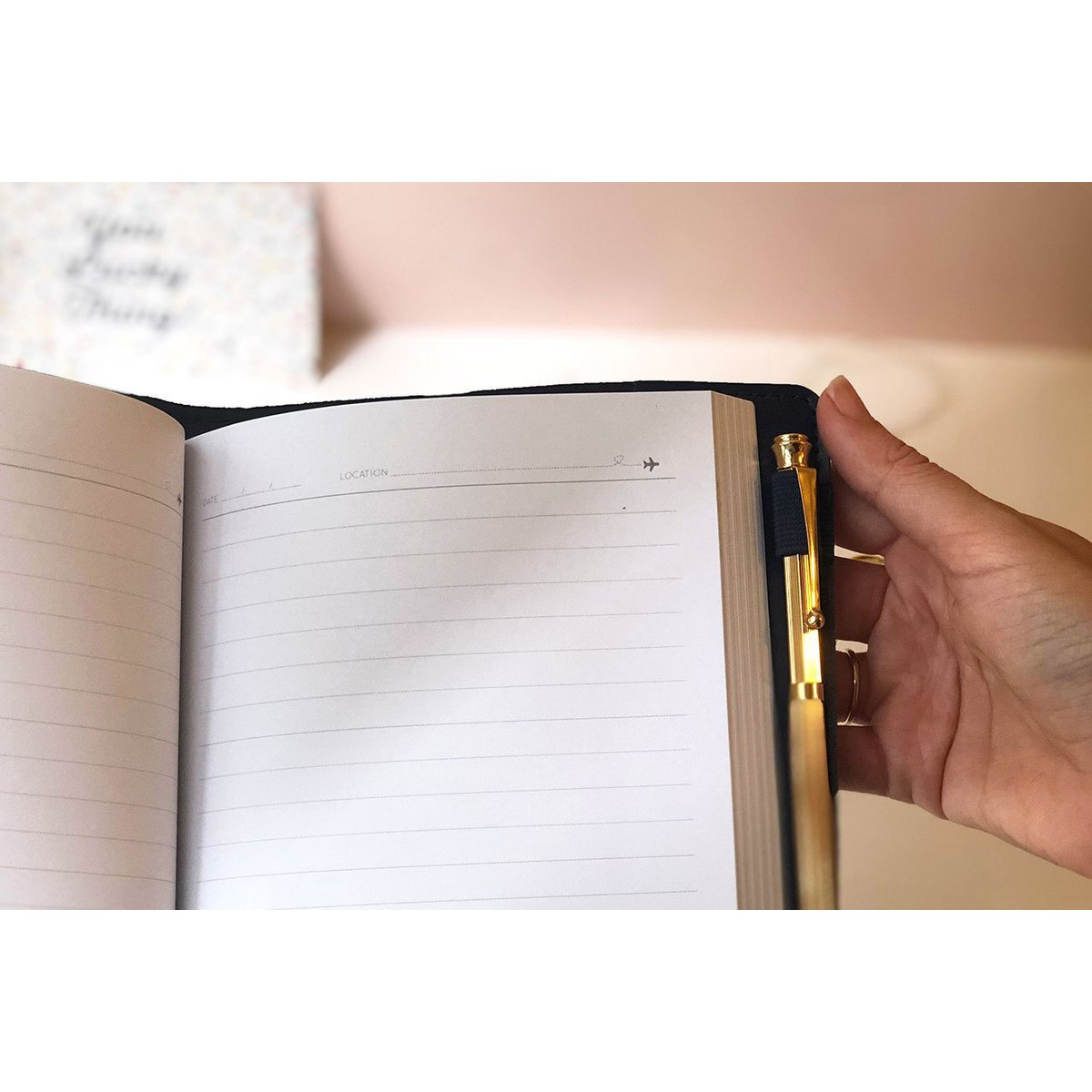Cahier de voyage Stitch Navy