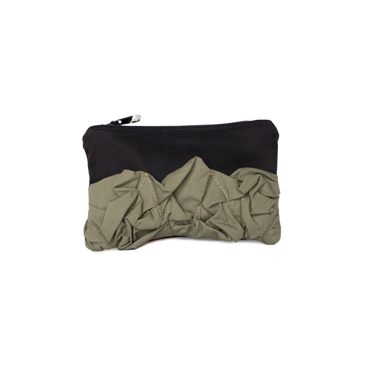 black + olive green