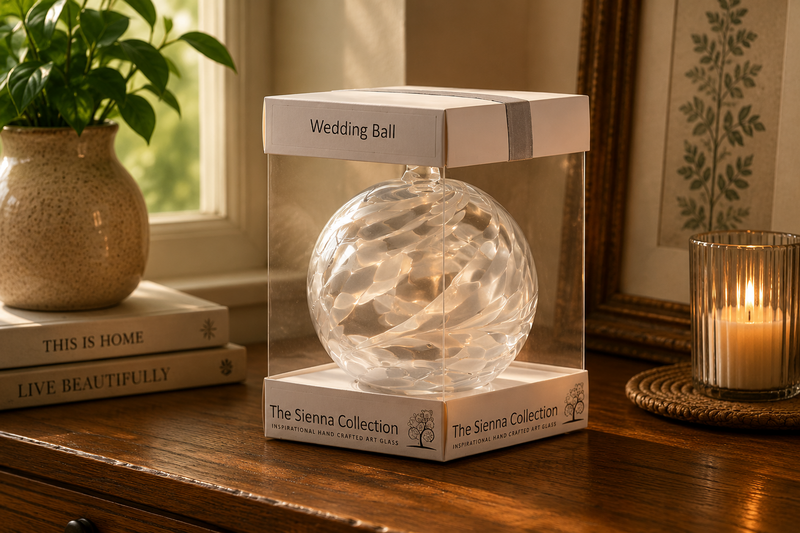 10cm Friendship Ball - Wedding - White