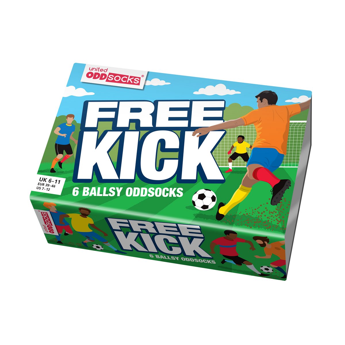 Skarpety męskie Free Kick Football Multipack Mismatched 39-46 Gift Box Gift Pack