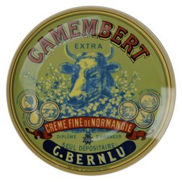 Set of 4 Classic Camembert Canape Plates