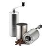 Compact coffee grinder with ceramic grinder