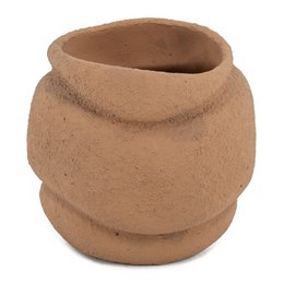 Wazon ceramiczny z organicznego piasku