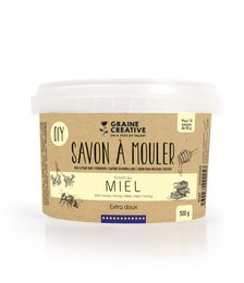 DIY - BASIS VOOR HET MAKEN VAN VASTE ZEEP - HONING - POT 500GR