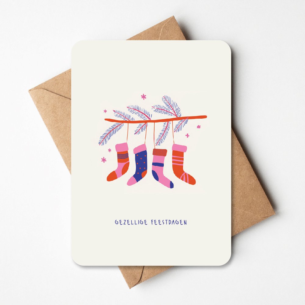 Christmas card | Christmas socks