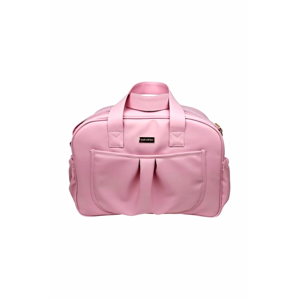 Spaziosa borsa premaman in ecopelle