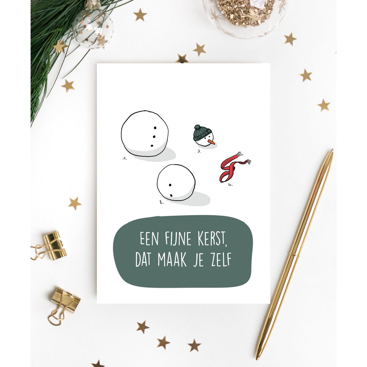 Een fijne kerst, dat maak je zelf!