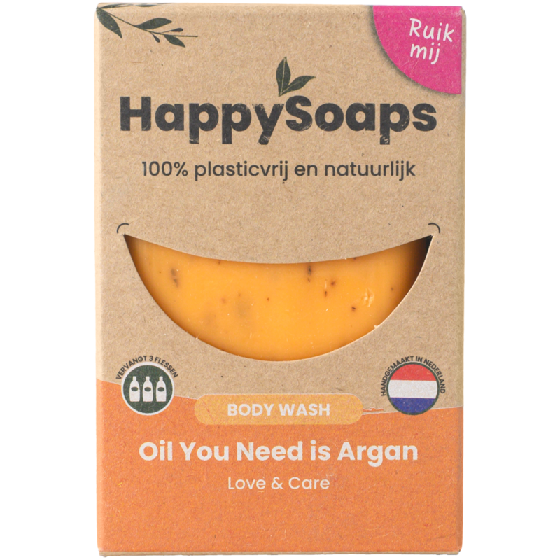 Body Wash Bar - Arganolie og rosmarin