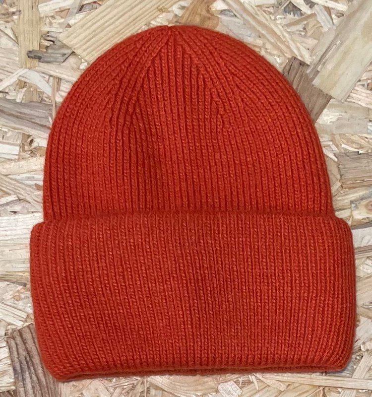Beanie med kashmir uld