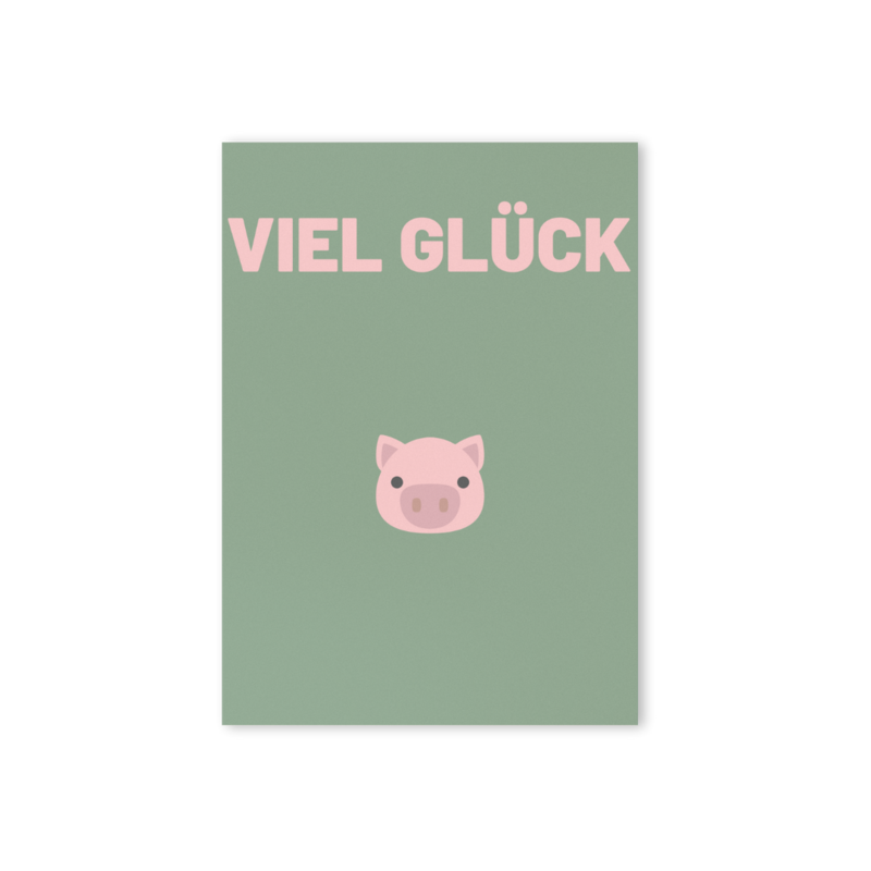 Postcard - good luck