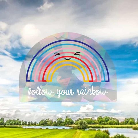 Fensteraufkleber Regenbogenmacher Regenbogen