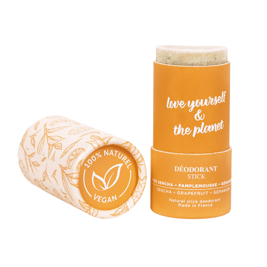 Deodorant ''Sencha Tea + Grapefruit + Geranium'' - 100% naturlig