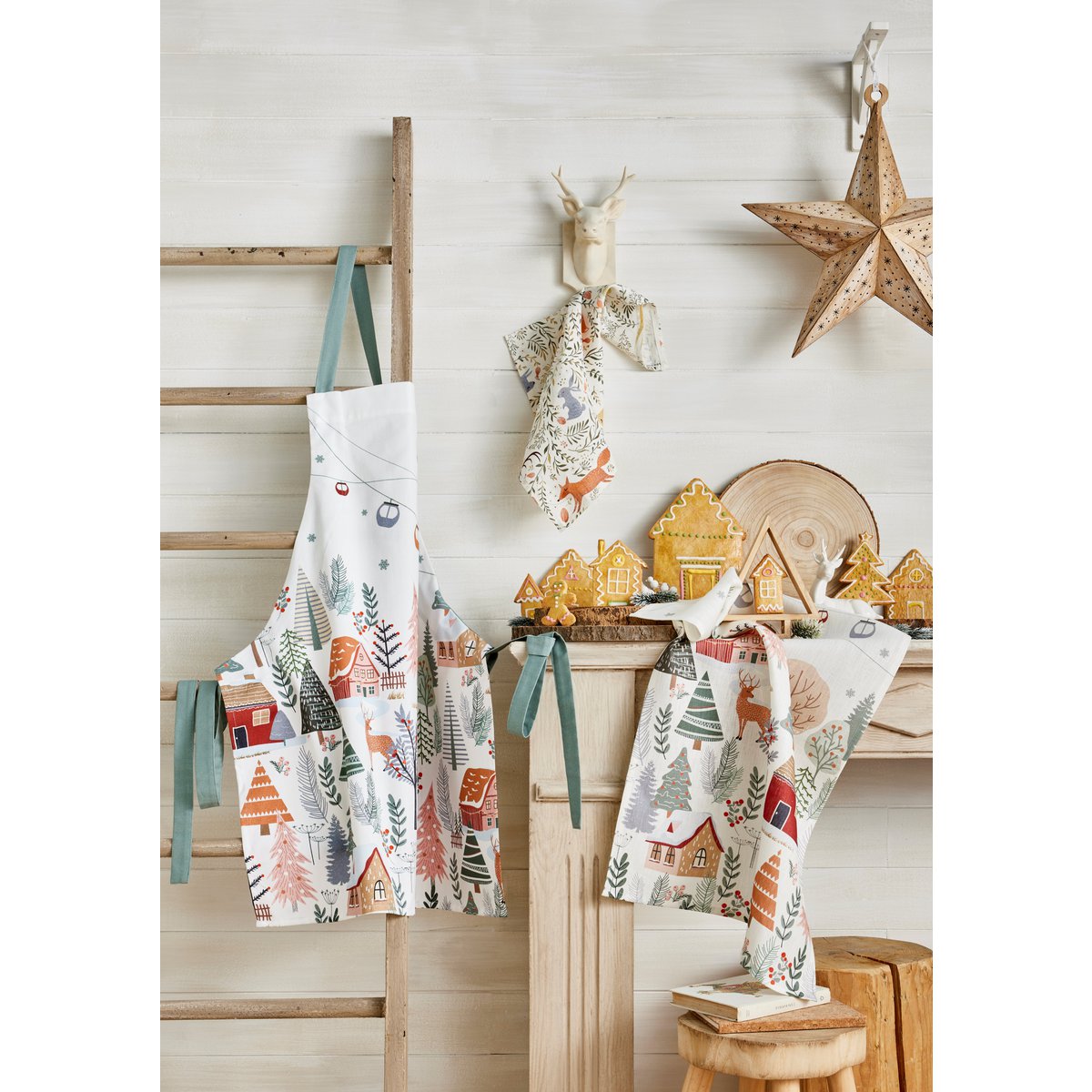 Tea Towel Forêt de Noël